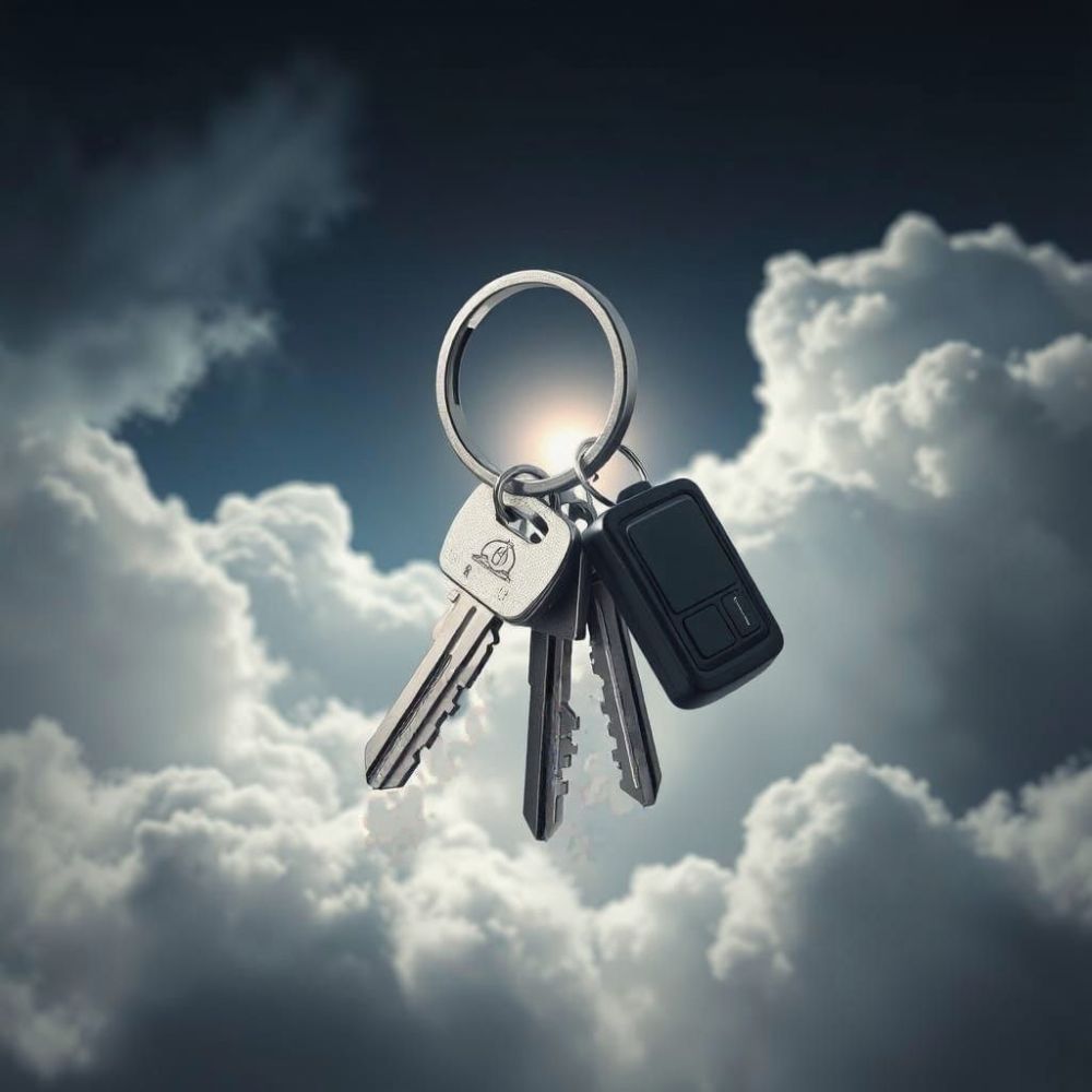 A ring of keys in the clouds